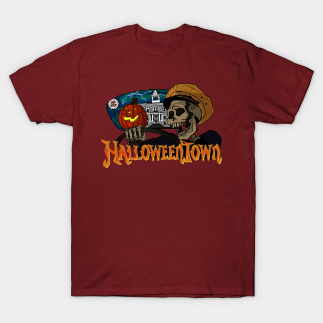 Halloweentown Cab Ride T-Shirt by Screen Fiend Merch